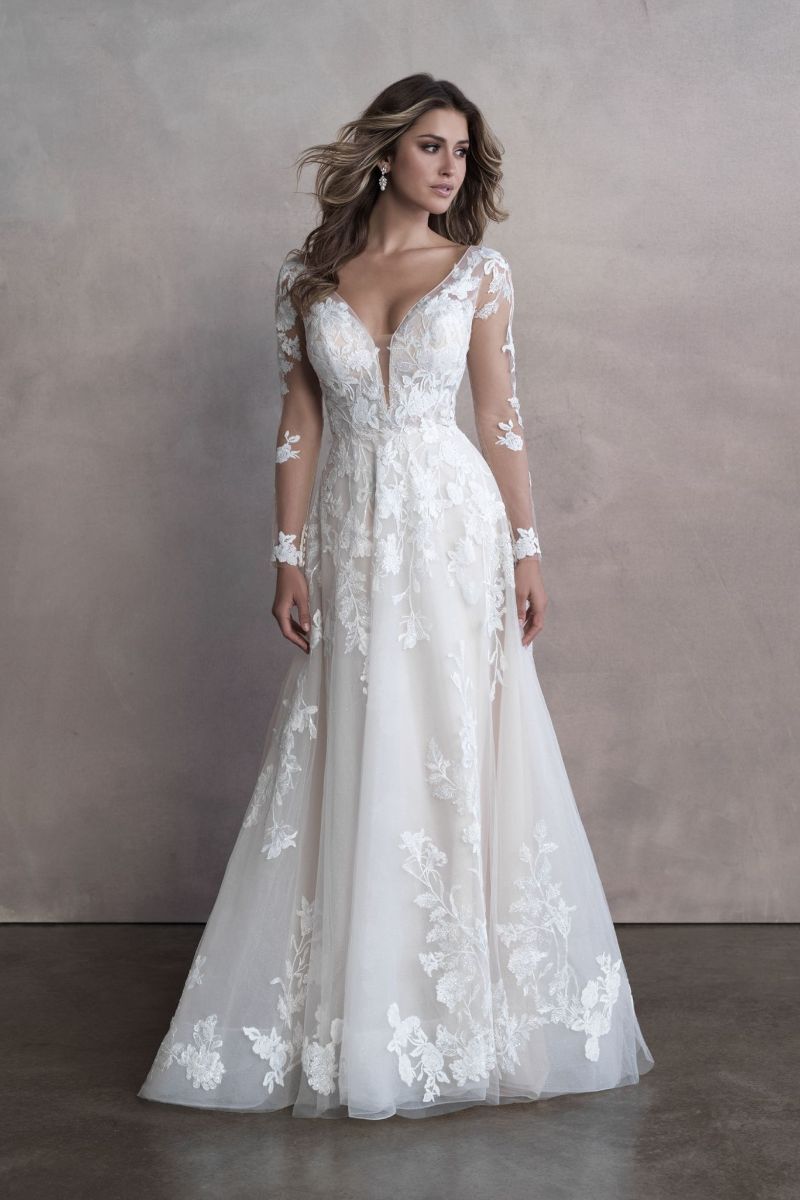 Allure bridal long sleeve lace new arrivals
